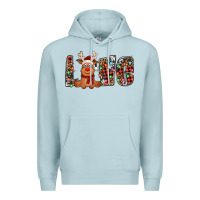 Blue Mist love christmas reindeer Premium Hoodie - Jasminsmagicworld
