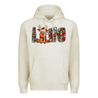 Oatmeal Heather love christmas reindeer Premium Hoodie - Jasminsmagicworld