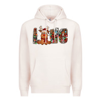 Pale Pink love christmas reindeer Premium Hoodie - Jasminsmagicworld