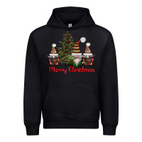 Black merry christmas with gnomes Urban Hoodie - AdoDesignShop
