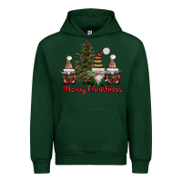Forest Green merry christmas with gnomes Urban Hoodie - AdoDesignShop