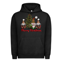 Pigment Black merry christmas with gnomes Urban Hoodie - AdoDesignShop