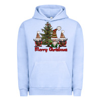 Pigment Grape Ice merry christmas with gnomes Urban Hoodie - AdoDesignShop