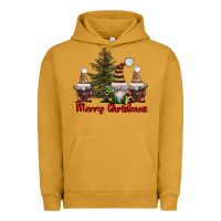 Pigment Peanut Butter merry christmas with gnomes Urban Hoodie - AdoDesignShop