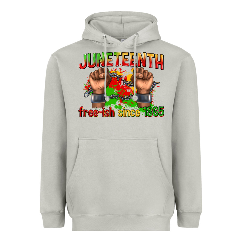 Juneteenth Free Ish Since 1865 Heavyweight Hoodie by texasbilliewilder | Teevron