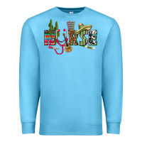Ocean Blue Mexican Nurse Premium Sweatshirt - texasbilliewilder