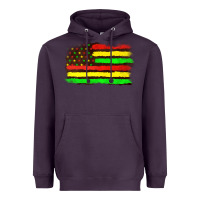 Plum juneteenth flag Heavyweight Hoodie - texasbilliewilder