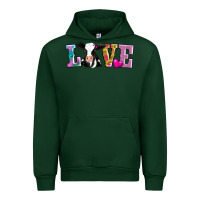 Forest Green love with cow Urban Hoodie - AdoDesignShop