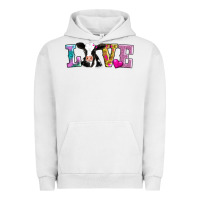 Pigment Lunar Rock love with cow Urban Hoodie - AdoDesignShop