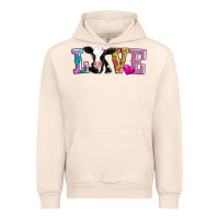 Sandshell love with cow Urban Hoodie - AdoDesignShop