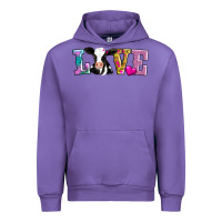 Tulip love with cow Urban Hoodie - AdoDesignShop