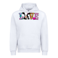White love with cow Urban Hoodie - AdoDesignShop