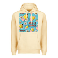 Pina Colada back to school seamless pattern Premium Hoodie - BundleAndBundleShop