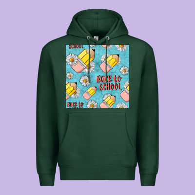 Back To School Seamless Pattern Premium Hoodie Designed By Bundleandbundleshop
