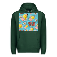 Sports Green back to school seamless pattern Premium Hoodie - BundleAndBundleShop