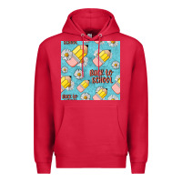 Cardinal back to school seamless pattern Premium Hoodie - BundleAndBundleShop
