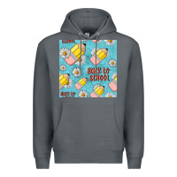 Rock back to school seamless pattern Premium Hoodie - BundleAndBundleShop