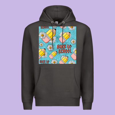 Back To School Seamless Pattern Premium Hoodie Designed By Bundleandbundleshop