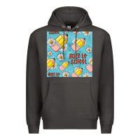 Smoke back to school seamless pattern Premium Hoodie - BundleAndBundleShop