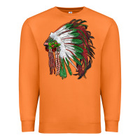 Carrot christmas indian feather headdress Premium Sweatshirt - RanaPortraitStore