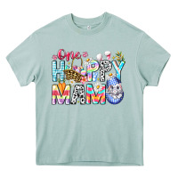 Arona One Happy Mama Easter Bunny Heavy Core Tee - CowhideDigitalArt