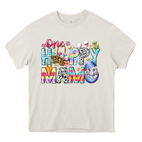 Cream One Happy Mama Easter Bunny Heavy Core Tee - CowhideDigitalArt