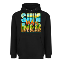 Black summer vibes Heavyweight Hoodie - Zillion Design Studio