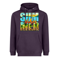 Plum summer vibes Heavyweight Hoodie - Zillion Design Studio