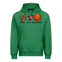 Emerald peace love basketball Urban Hoodie - Artiststas