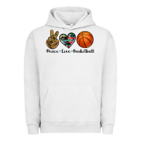 Pigment Lunar Rock peace love basketball Urban Hoodie - Artiststas