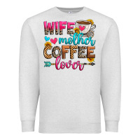 Oatmeal Heather wife mother coffee lover Premium Sweatshirt - Zillion Design Studio