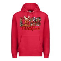 Cardinal love christmas reindeer Premium Hoodie - Jasminsmagicworld