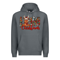 Rock love christmas reindeer Premium Hoodie - Jasminsmagicworld