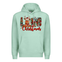 Seafoam love christmas reindeer Premium Hoodie - Jasminsmagicworld