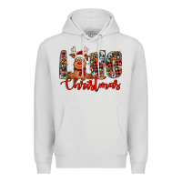 Dove Grey love christmas reindeer Premium Hoodie - Jasminsmagicworld