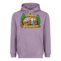 Lavender happy camper Heavyweight Hoodie - Zillion Design Studio