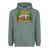 Sage happy camper Heavyweight Hoodie - Zillion Design Studio