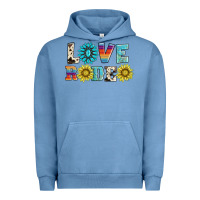 Pigment Pebble Blue love rodeo Urban Hoodie - AdoDesignShop