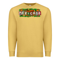 Antique Gold Mexicana Premium Sweatshirt - texasbilliewilder
