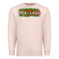 Pale Pink Mexicana Premium Sweatshirt - texasbilliewilder