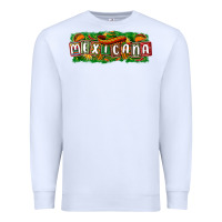 White Mexicana Premium Sweatshirt - texasbilliewilder