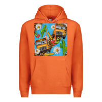 Carrot school bus seamless pattern Premium Hoodie - BundleAndBundleShop