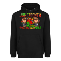 Black juneteenth free ish since 1865 Heavyweight Hoodie - texasbilliewilder