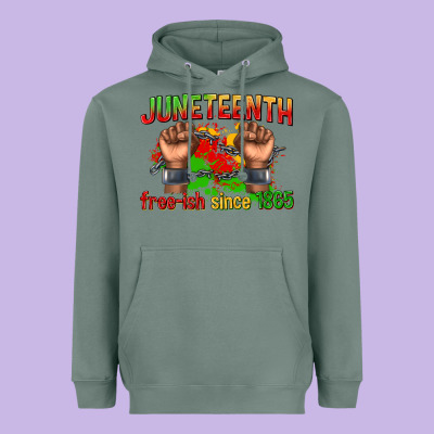 Heavyweight Hoodie juneteenth free ish since 1865