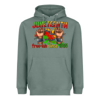 Sage juneteenth free ish since 1865 Heavyweight Hoodie - texasbilliewilder