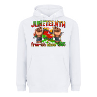 White juneteenth free ish since 1865 Heavyweight Hoodie - texasbilliewilder