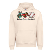 Sandshell peace love baseball Urban Hoodie - Artiststas