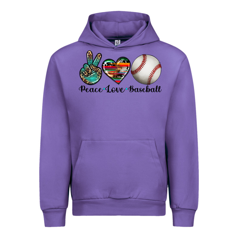 Peace Love Baseball Urban Hoodie by Artiststas | Teevron