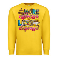 Lemon more espresso less depresso Premium Sweatshirt - Zillion Design Studio
