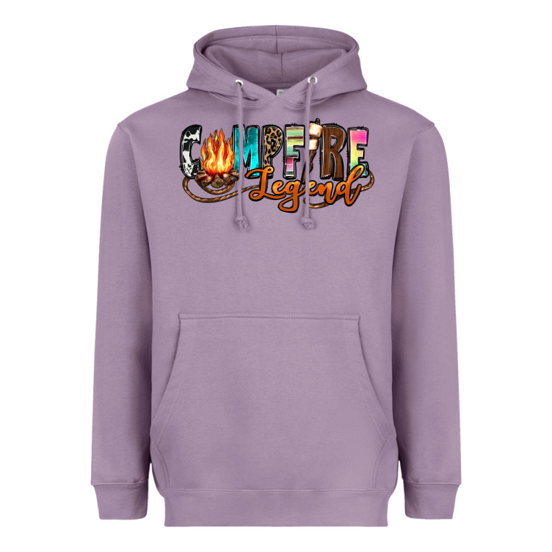 Campfire Legend Heavyweight Hoodie by Zillion Design Studio | Teevron